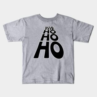 USE THE - HO HO HO - Black text version Kids T-Shirt